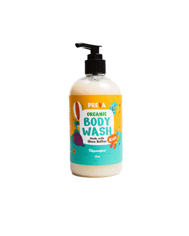 Unscented Kids Organic Body Wash (12oz)